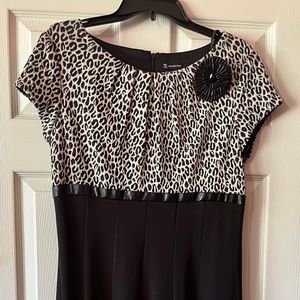Animal print dress